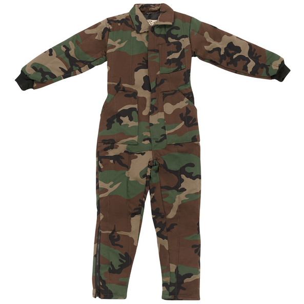 Rothco Kids M81 Woodland Camo Insulated Coveralls