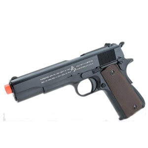 Colt Licensed M1911A1 Full Metal Airsoft Gas Blowback Pistol by KJW