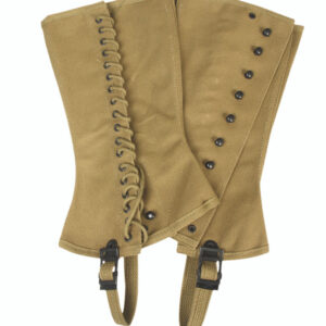 WWII US M38 Canvas Leggings Spats Pair Repro
