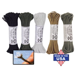 Military ParaCord 7-Strand 550 Cord - 50 Feet
