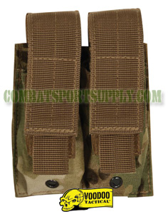 CSS VooDoo Tactical CRYE Multicam Double Pistol Mag Molle Pouch