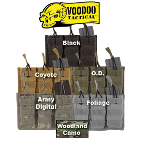 CSS VooDoo Tactical M-4 Open Top Triple Mag Pouch