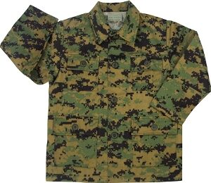 USMC Woodland Digital BDU MARPAT Fatigue Jacket