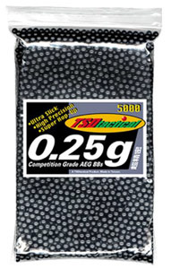 CSS TSD Competition BBs .25g 5000ct Bag Black