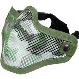 CSS Bravo Face Wire Mesh Mask - Woodland Camo