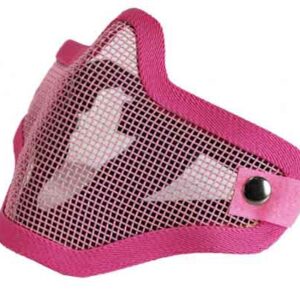 CSS Bravo Strike Steel Half Face Mesh Mask PINK