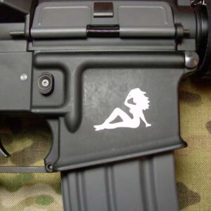 Trucker Girl / Cowgirl / Mudflap Girl M4 AR Body Sticker