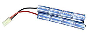 Battery Intellect 9.6v 1200mah NiMH Butterfly Type