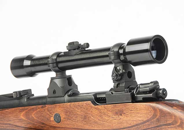 Ares KAR 98K Airsoft Rifle Replica Real Wood Deluxe w Sniper Scope