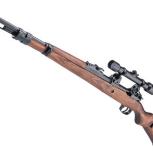 Ares KAR 98K Airsoft Rifle Replica Real Wood Deluxe w Sniper Scope