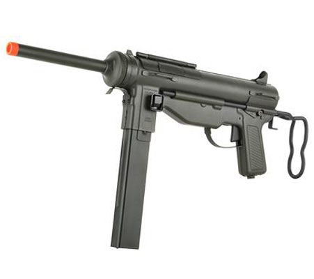 WWII M3A1 Full Steel Grease Gun Airsoft AEG by ICS