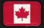 CSS Canadian Flag PVC Velcro Patch Subdued TAN