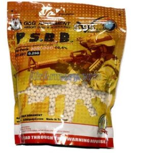 CSS G&G Tightbore Ready BBs .25g White  4000 Rnds 1kg Bag