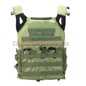 Defcon Tactical Gear Low Profile JPC Style Plate Carrier Vest OD Green