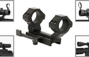 CSS NcStar Quick Release Weaver Style Cantilever Mount with Detachable Rear Ring