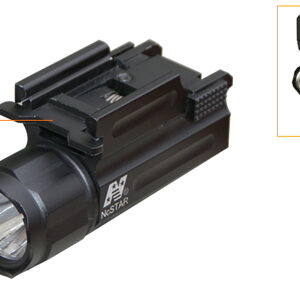 NcSTAR Compact Tactical Pistol Flashlight w/ Rail Mount