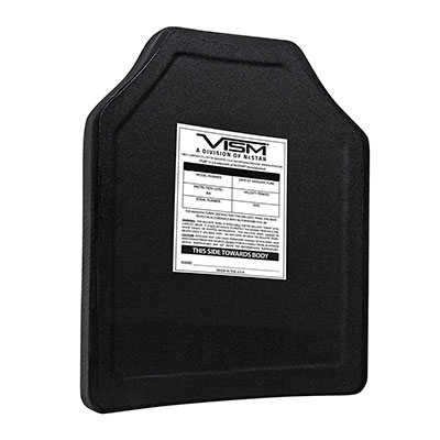 VISM PE Ballistic Plate - Shooters Cut 10"X12" Level III Plus - Image 2