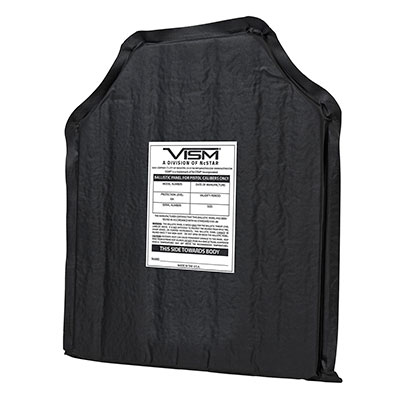 VISM QR Plate Carrier Vest w/ Ballistic Soft Armor Panels Level IIIA 10X12 Tan - Image 3