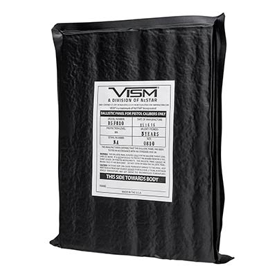 VISM Ballistic Soft Armor Panel Rectangle Cut 8"X10" Level IIIA - Image 2