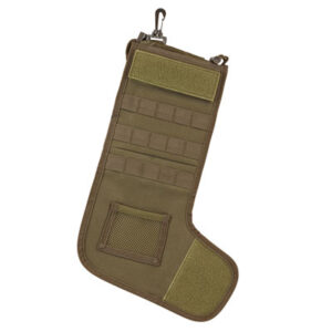 Tactical Molle Christmas Holiday Stocking Coyote Tan