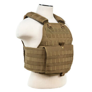 NcStar VISM Molle Plate Carrier Vest Coyote Tan