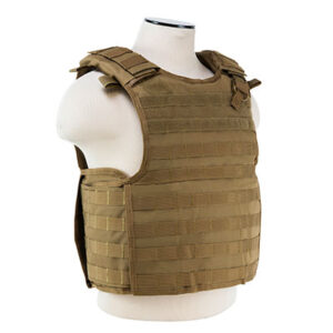 NcStar VISM Molle Quick Release Plate Carrier Vest Coyote
