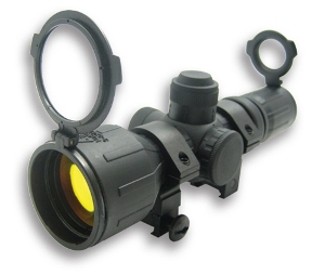 NcSTAR Rubber Armored 3-9x42 Scope w/ Illuminated Sniper Reticle SEECR3942R