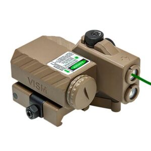 NcSTAR VISM Offset Green Laser & 2 Color NAV Light w/ QR Mount TAN VLGSNVQRT