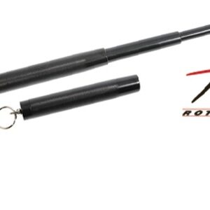 12" Expandable Baton with Keyring Black
