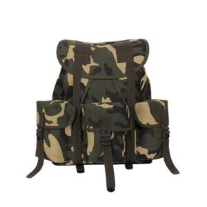 Canvas G.I. Style Soft Pack Reproduction Woodland Camo