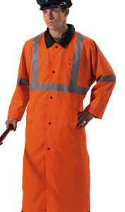 CSS Rothco Safety Orange Reversible Reflective Rain Parka