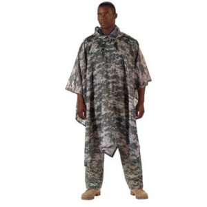 Rothco G.I. Type Military Rip-Stop Poncho ArmyDigital