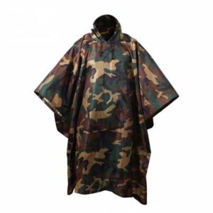 Rothco G.I. Type Military Rip-Stop Poncho Woodland Camo