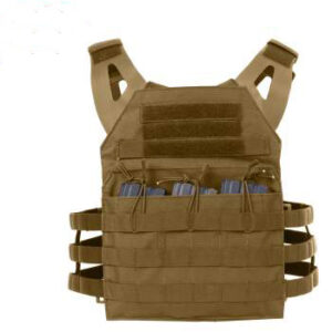 Rothco Lightweight Plate Carrier JPC Style Vest Coyote Brown