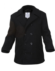 CSS Rothco US Navy Type Pea Coat - Black