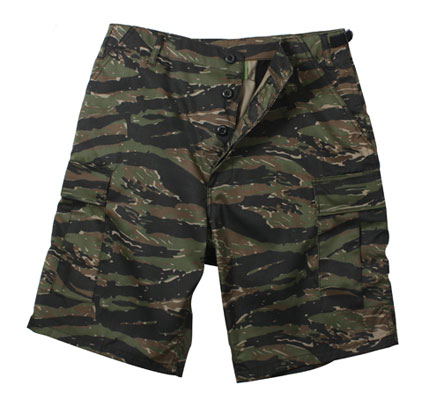 Rothco BDU Shorts Poly / Cotton Tiger Stripe Camo