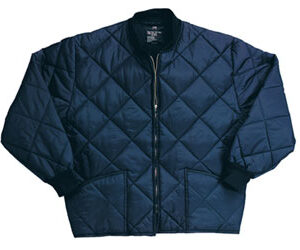 Rothco Diamond Nylon Quilted Flight Jacket Navy Blue