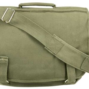 Rothco Canvas European School Bag  Olive Drab