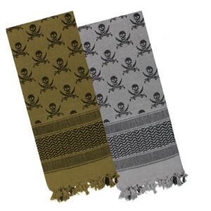 Shemagh / Woven Coalition Desert Scarve Skulls