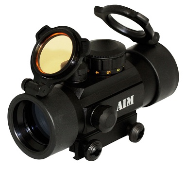 aimsports1x30redgreendotsightw4reticlesandflipuplenscovers