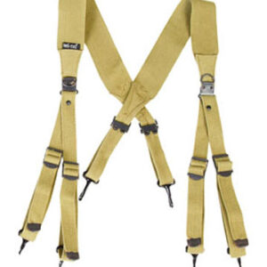 WWII US M1936 Khaki Webbing Suspenders Repro New