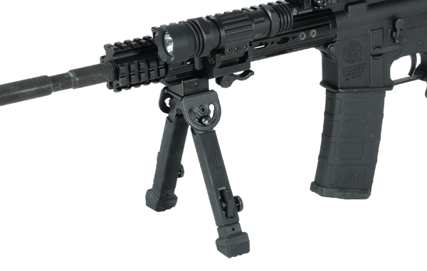 UTG Rubber Armored Full Metal QD Bipod, 6.0"- 8.5" Center Height - Image 3