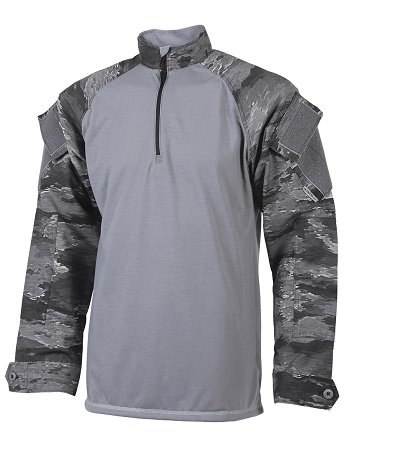Tru-Spec A-TACS Ghost Combat Shirt 1/4 Zip - Combat Sport Supply