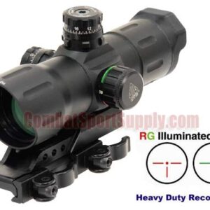 UTG 6" ITA Red / Green CQB T-dot Sight with Offset QD Mount SCP-TDTDQ