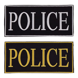CSS Police Identifier Front or Back Patch