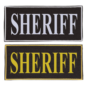 CSS Sheriff Identifier Front or Back Patch