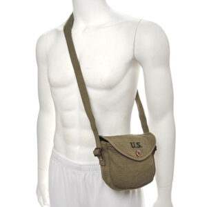 WWII US Thompson SMG Drum Magazine Pouch Repro New