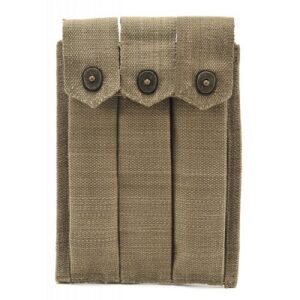 WWII US Thompson Triple Magazine Pouch Repro New 3Cell
