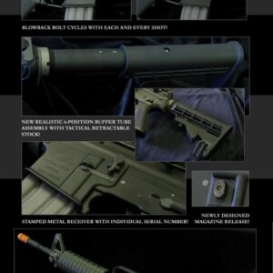 CSS Classic Army M15A4 (M4) Carbine ABS Blowback Bolt
