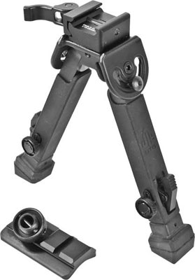 UTG Rubber Armored Full Metal QD Bipod